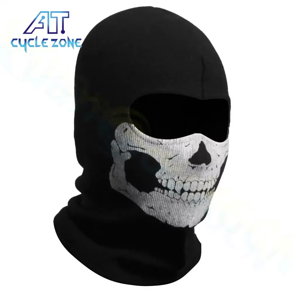Anti Pollution Mask - รถจักรยานยนต์ Balaclava Full Face Mask Skull