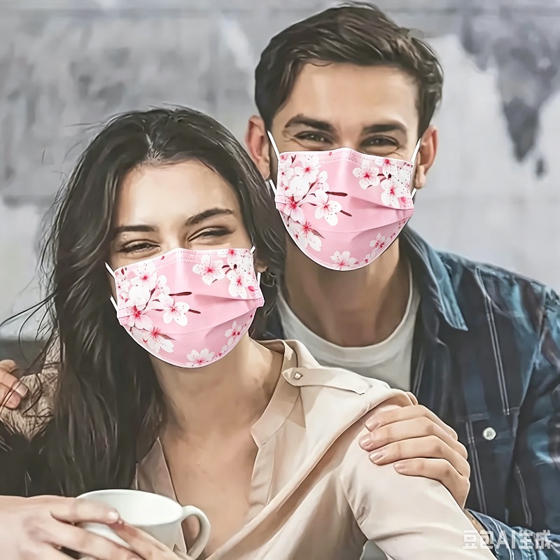 10 ชิ้น หน้ากากพิมพ์ลายดอกไม้ส - Cloth Face Mask Washable บทวิจารณ์และราคา