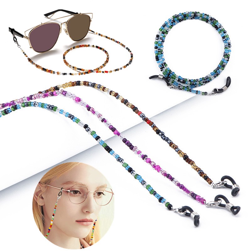 สายคล้องแว่นตาคริสตัลสำหรับผู้ - Mask Chain Holder บทวิจารณ์และราคา