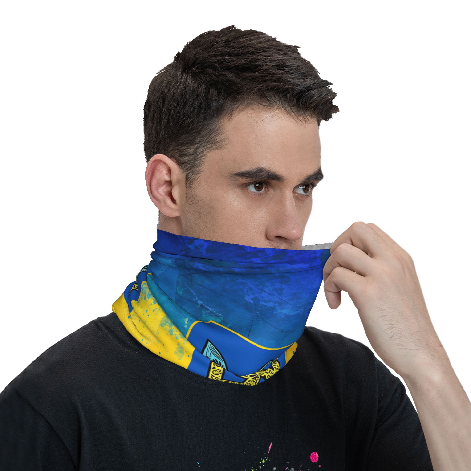 หน้ากากบาลาคลาวาลายธงชาติยูเคร - Neck Gaiter Face Cover บทวิจารณ์และราคา