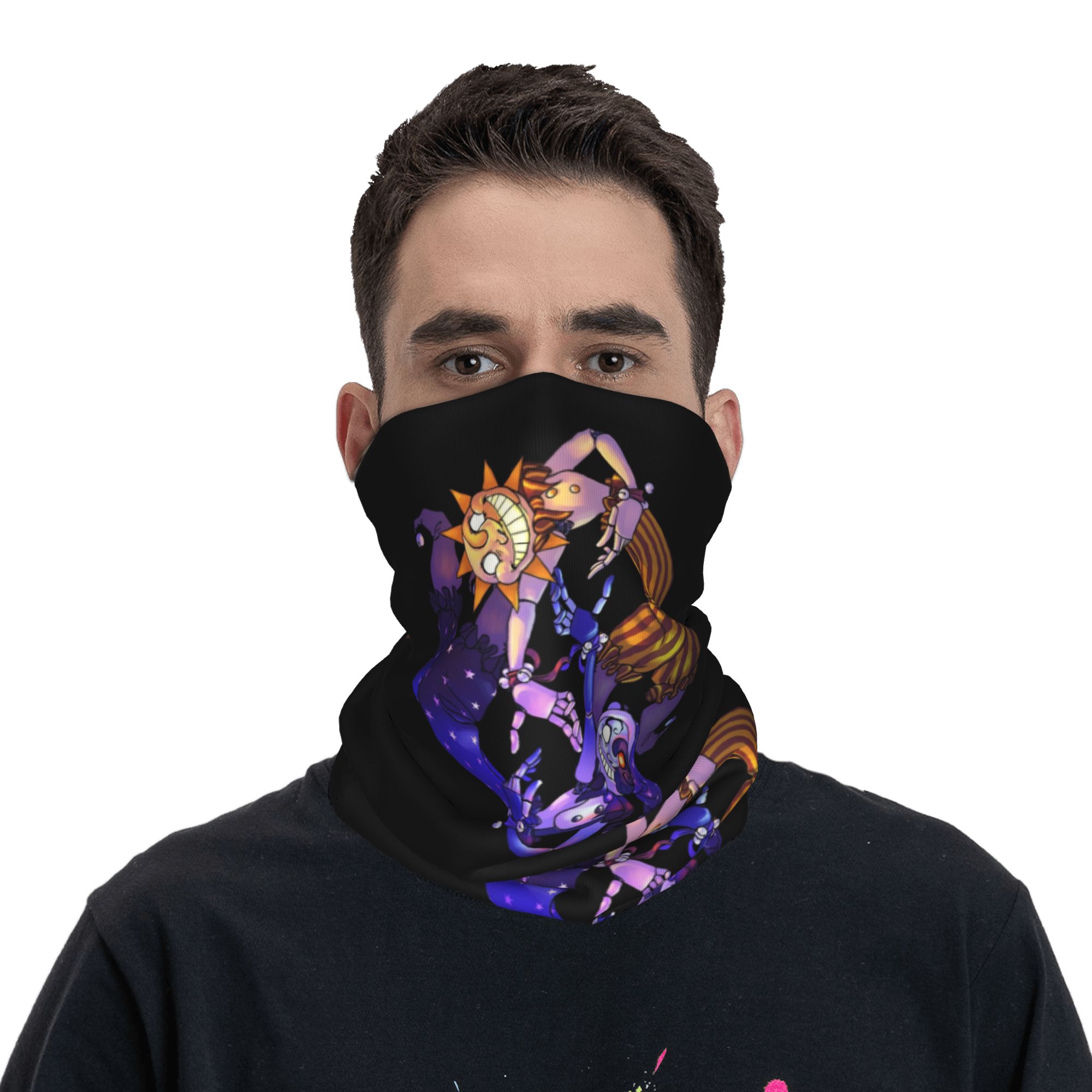 ผ้าคลุมหน้าลายซันแอนด์มูน FNAF - Neck Gaiter Face Cover บทวิจารณ์และราคา